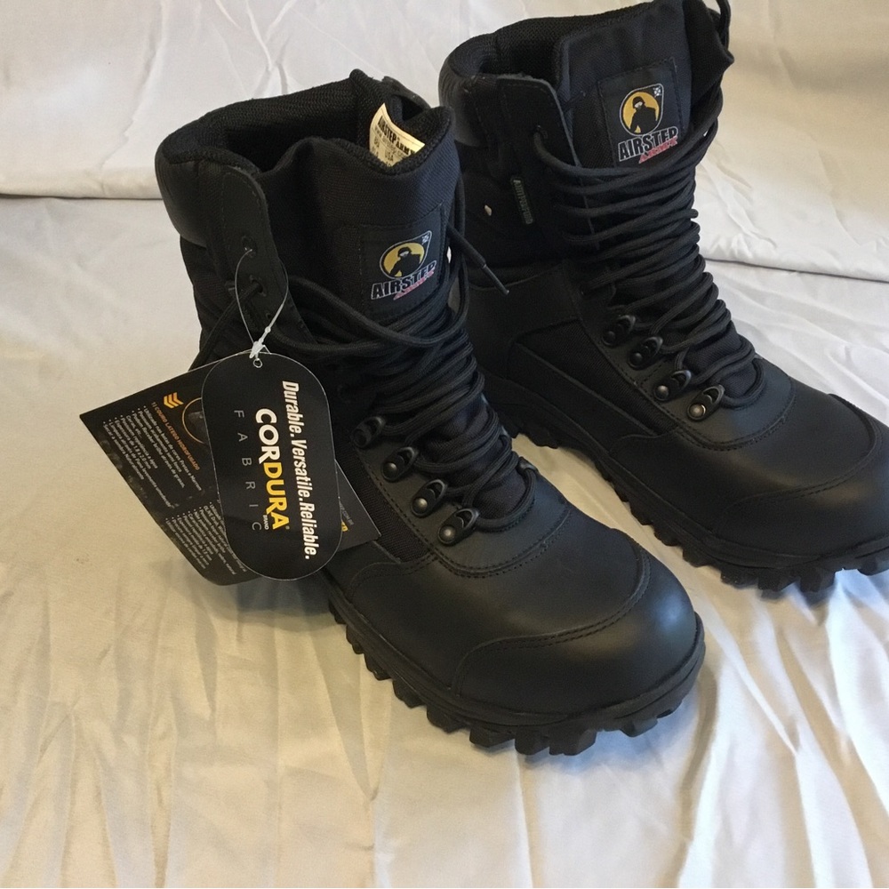 Airstep army boots black